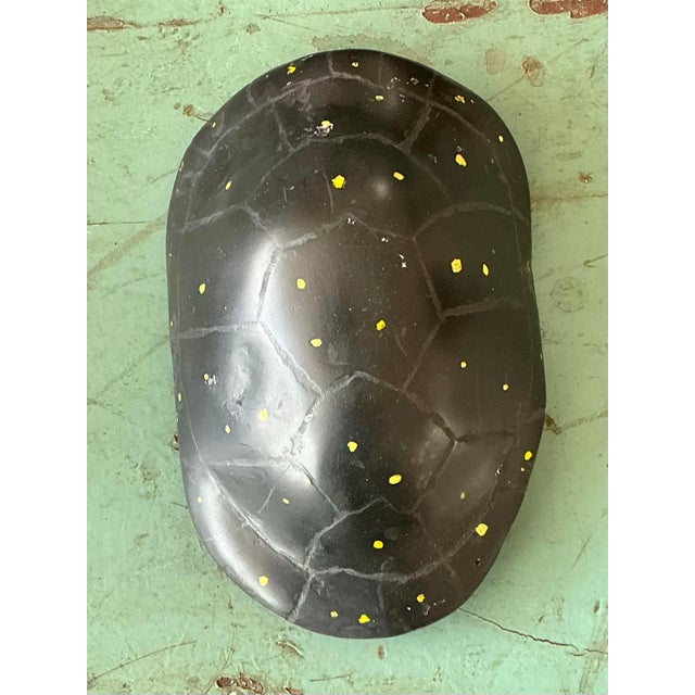 Vintage Italian Scagliola Pigmented Plaster Turtle Shell For Sale - Image 11 of 12