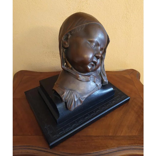 Ado Furlan, Sculpture of Baby, 1930s, Terracotta For Sale - Image 3 of 9