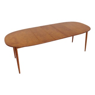 Vintage Oval Extendable Dining Table from Asko, 1970s For Sale