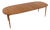 Vintage Oval Extendable Dining Table from Asko, 1970s For Sale