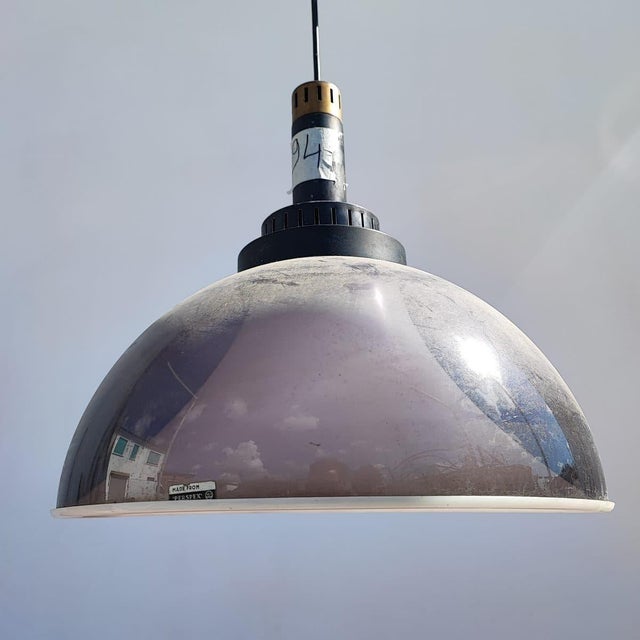 Vintage Pendant in Polycarbonate For Sale - Image 9 of 10