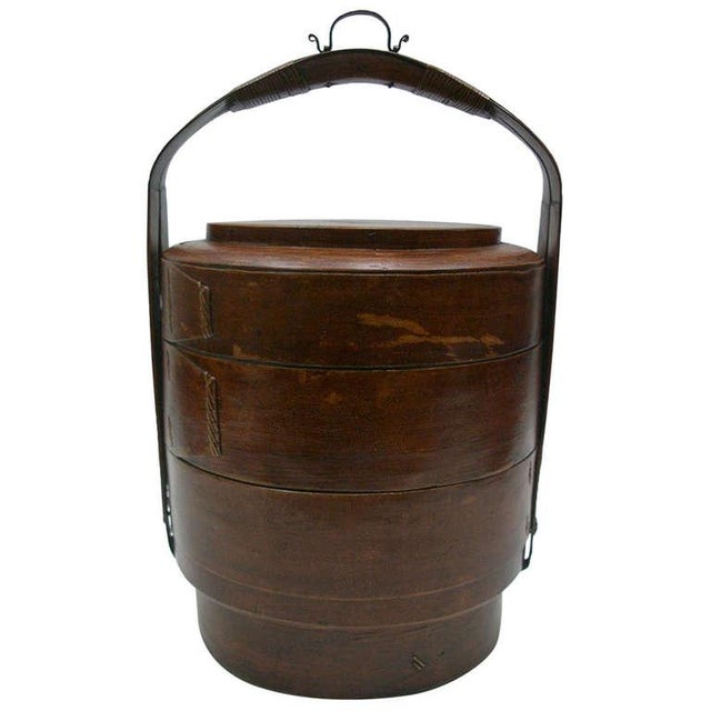 Brown 19th Century Basket Box For Sale - Image 8 of 8