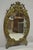 Antique French Victorian Brass Frame Bronze Ormolu Oval Beveled Glass Mirror For Sale - Image 12 of 12