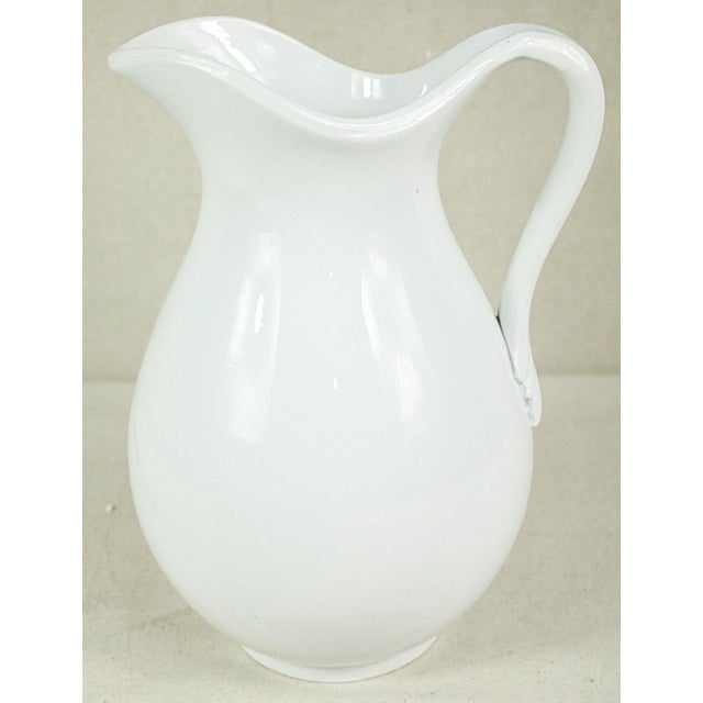 Late 19th Century Belgian Ironstone Pitcher For Sale - Image 4 of 6
