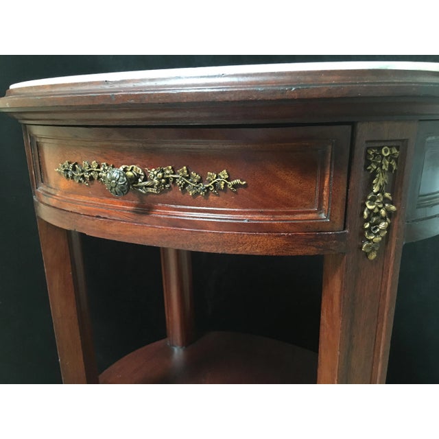 F. Blondeau Louis XVI Style Three-Tiered Table For Sale - Image 5 of 9