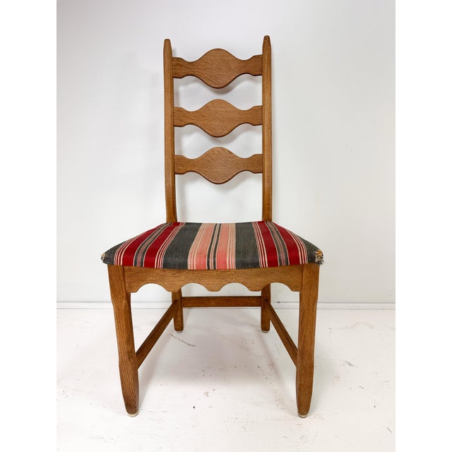 Mid-Century Modern Set of Ten Dining Chairs by Henning Kjaernulf For Sale - Image 3 of 11