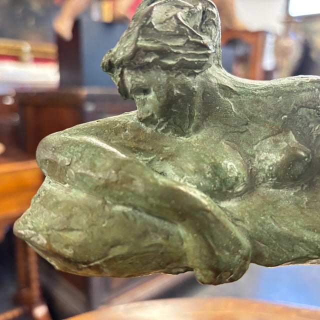 Salvatore Fiume, Sculpture Depicting Cleopatra, 1950s, Bronze For Sale - Image 9 of 18