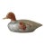 Vintage Brass Enamel Duck Figurine For Sale