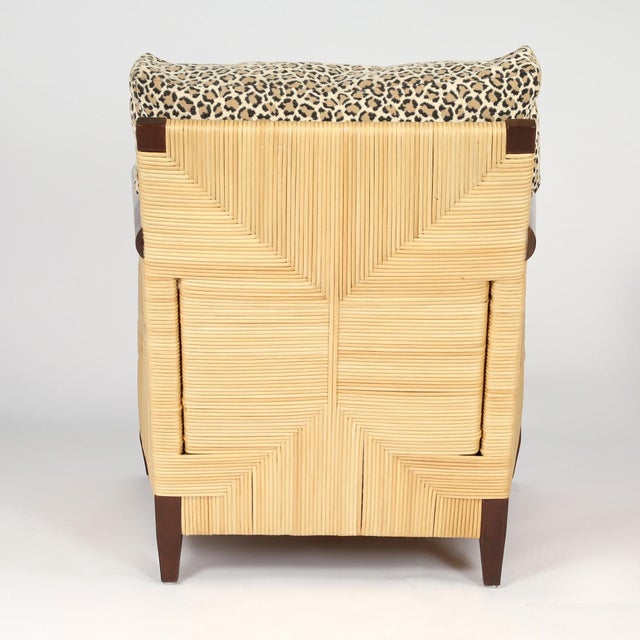 Tan Pair of Vintage Donghia Club Chairs Designed by John Hutton For Sale - Image 8 of 10