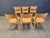 Wood Vintage Oak Dining Chairs, Belgium, 1980s, Set of 6 For Sale - Image 7 of 15