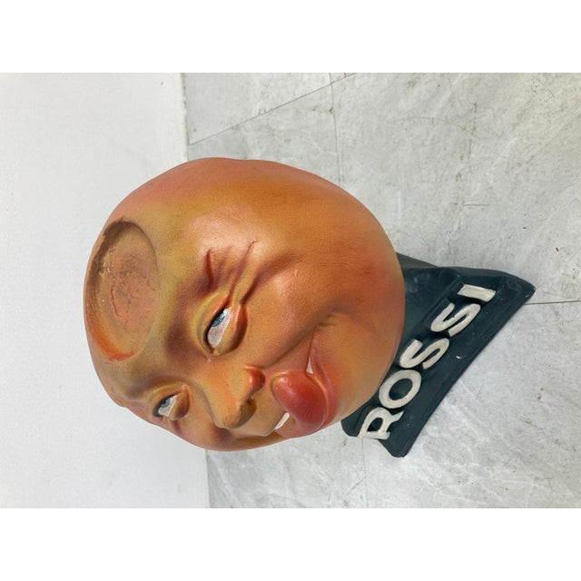 Martini Rossi Advertising Sculpture or Bust, 1960s For Sale - Image 4 of 9