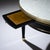 Black French Louis XVI Style Bouillotte Coffee Table With Carrara Marble For Sale - Image 8 of 9
