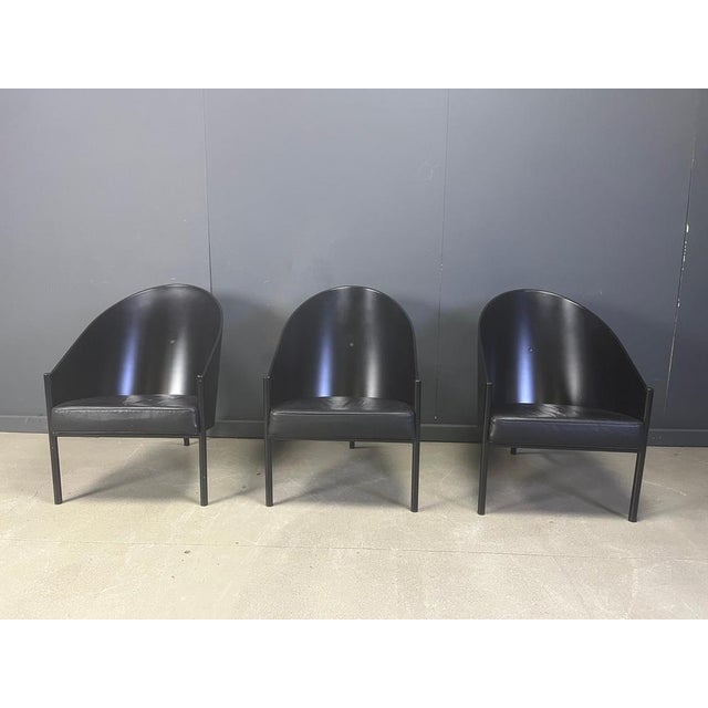 Vintage Pratfall Chairs by Philippe Starck for Driade, 1982, Set of 3 For Sale - Image 12 of 15