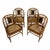Mid 20th Century Maitland - Smith Bamboo Painted Faux Tortoise Shell Chinoiserie Chairs - Set of 4 For Sale