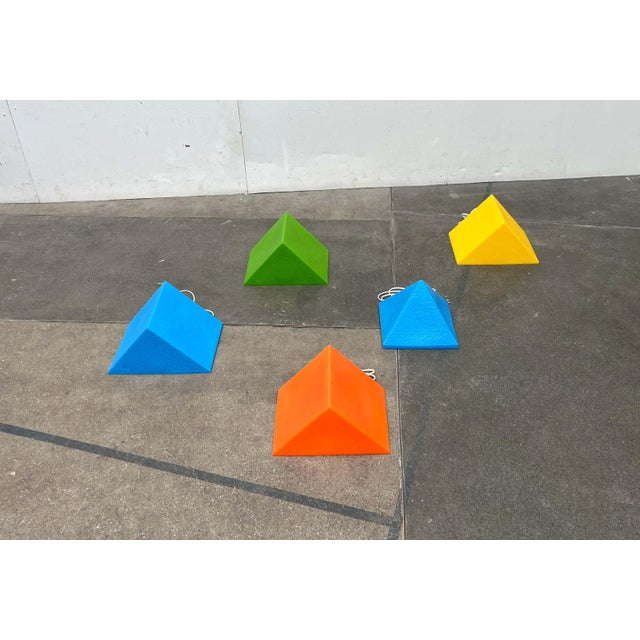 Postmodern Green Prism Shape Floor or Table Lamp from Heico, 1980s For Sale - Image 12 of 18