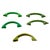 Complete your period kitchen cabinetry or home project with this classic Art Deco-era green bakelite handle set,...