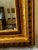 1970s Beveled Wall Mirror With Etched Gold Leaf Frame For Sale In New York - Image 6 of 6