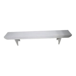 Long White Painted Farmhouse Bench – 84 Inches For Sale