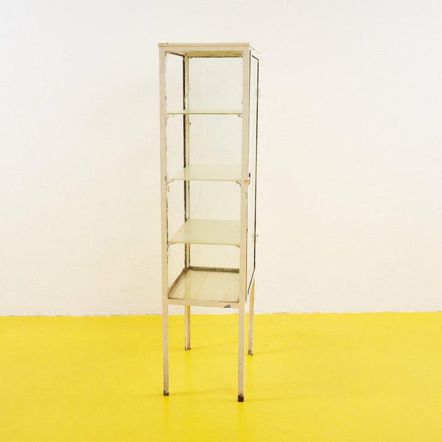 Vintage Medical Office Display Cabinet For Sale - Image 5 of 8