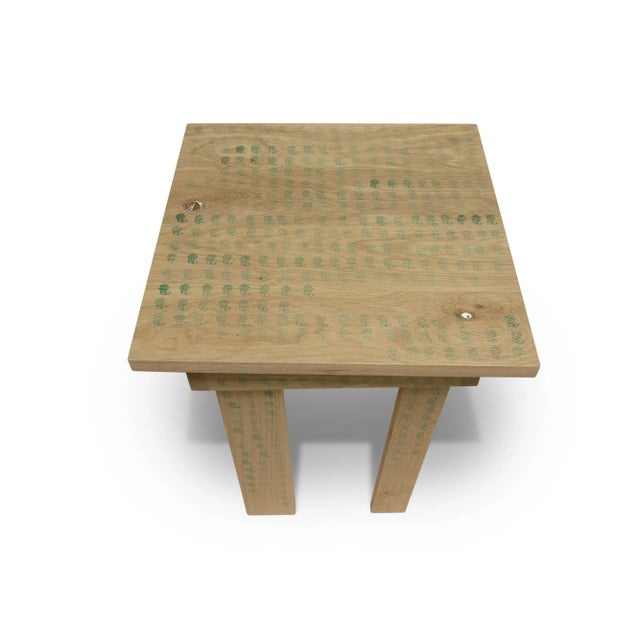 High Flower Stamp Side Table by Tom Frencken For Sale - Image 4 of 7