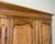 Brown Vintage French Louis XVI Style Carved Oak 4-Door Wardrobe For Sale - Image 8 of 12