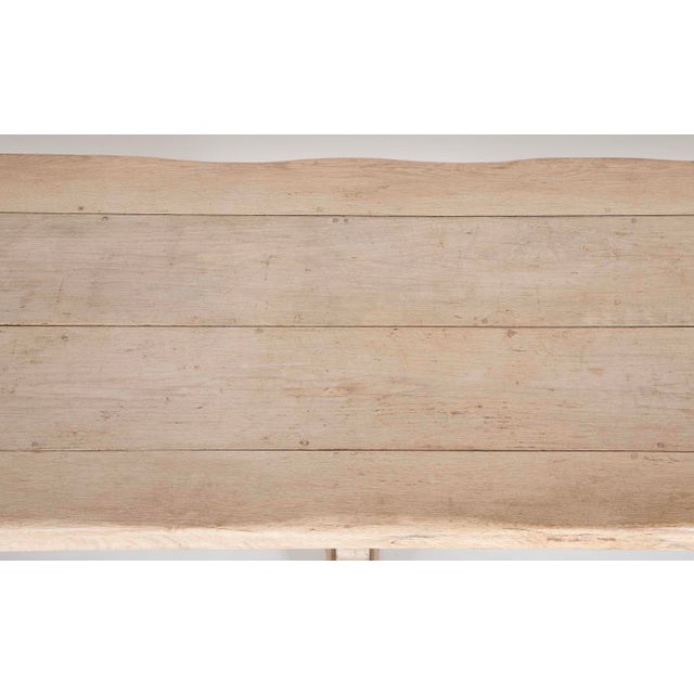 Antique White 19th Century Italian Baroque Style Refectory Table, 10 Feet Long For Sale - Image 8 of 18