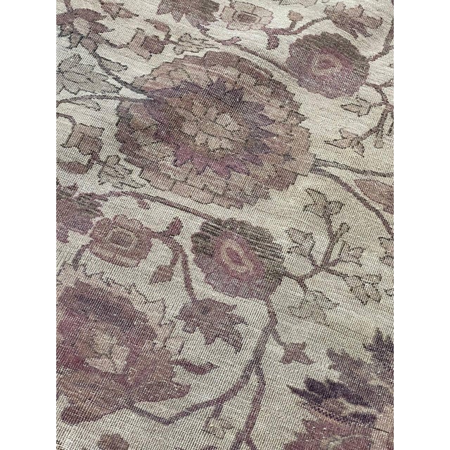Fine Hand Antique Agra Rug For Sale - Image 11 of 18