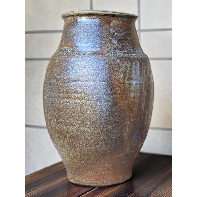 Stoneware Vase by Jean Michel Doix, Puisaye, France, 1980s For Sale - Image 6 of 10