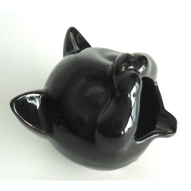 Vintage Black Cat Ashtray Chairish