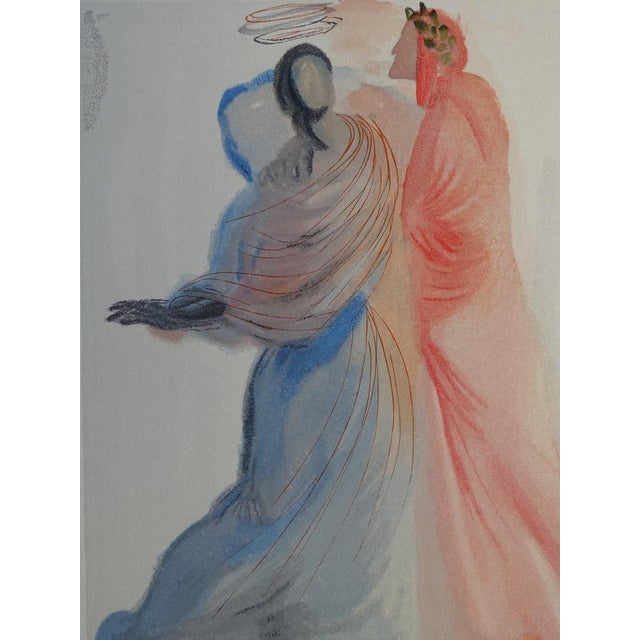 Salvador Dalí (1904-1989) Paradise 18: The Splendor of Beatrice Color wood engraving Unsigned On BFK Rives wove paper, 26...