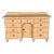 Antique Scrubbed Pine Nine Drawer Buffet For Sale