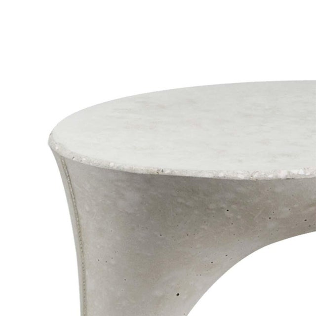 Modern Tall Grey Kreten Side Table From Souda, Concrete End Table, Modern Bedside Table For Sale - Image 3 of 10