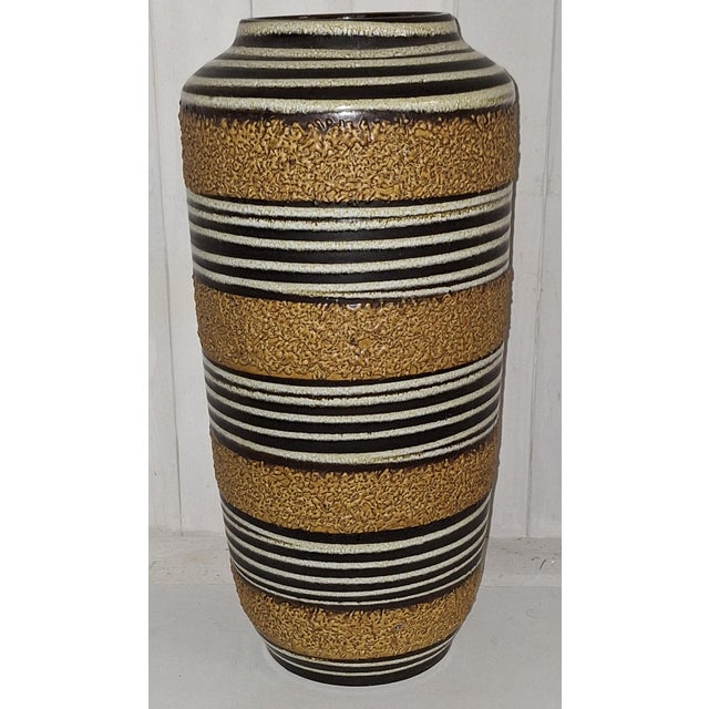1970s Large Vintage Ceramic Vase by Scheurich, 1970s For Sale - Image 5 of 5