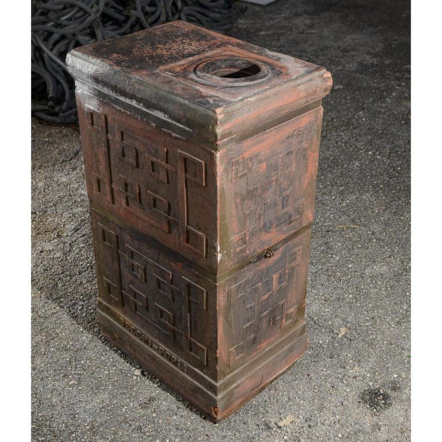 Italian Branded Terracotta Stove For Sale - Image 4 of 18