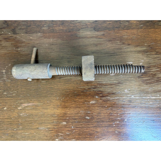 Wood Antique Robert Bliss & j.h. O'Neil Wooden Hand Screw Clamps - Set of 3 American Woodworking Tools For Sale - Image 7 of 8