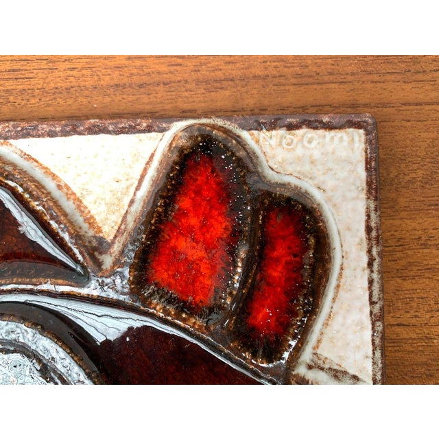 Mid-Century Danish Stoneware Bird Wall Plate by Noomi Backhausen for Søholm, 1960s For Sale - Image 5 of 18