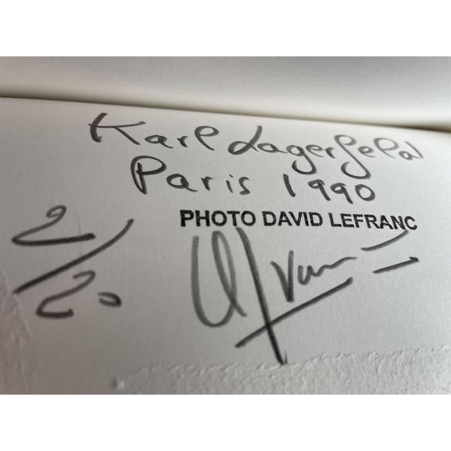 Karl Lagerfeld, Portrait, Photograph For Sale - Image 3 of 4