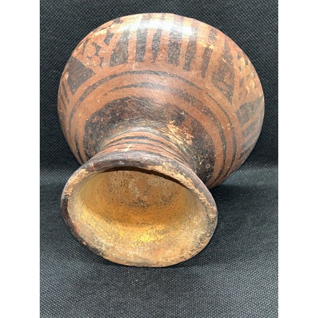 Authentic 1000-Year-Old Pre-Columbian Narino Pottery Compotera Colombia Ecuador Antiquity For Sale - Image 4 of 14