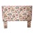 1990s Upholstered Headboard in P. Kaufmann Uzbek Jewel Fabric – Elephant Chinoiserie Print by Calico Corners For Sale