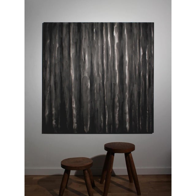 – artist: Karina Savonenko – country: Latvia – year: 2026 – motifs: vertical striped lines – technique: dyed organic...