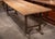 Rustic European Antique Continental Plank Top Harvest Table For Sale - Image 3 of 4