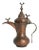 19th C Antique Middle Eastern Dallah Turkish Ottoman Bronze Copper Coffee Pot For Sale