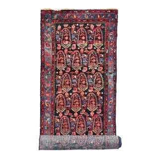 Triple Boteh Vintage Runner Rug 3.5 x 16 For Sale