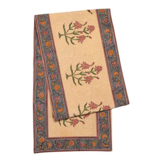 Dragonfly Floral Mustard Yellow Runner For Sale