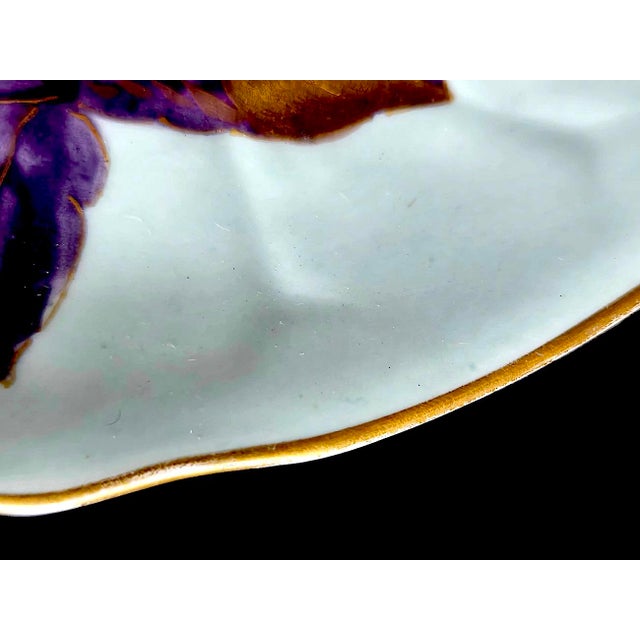Late 19th Century Limoges Hand Painted Plate With Gold Inlay, Marked Martial Redon For Sale - Image 12 of 14