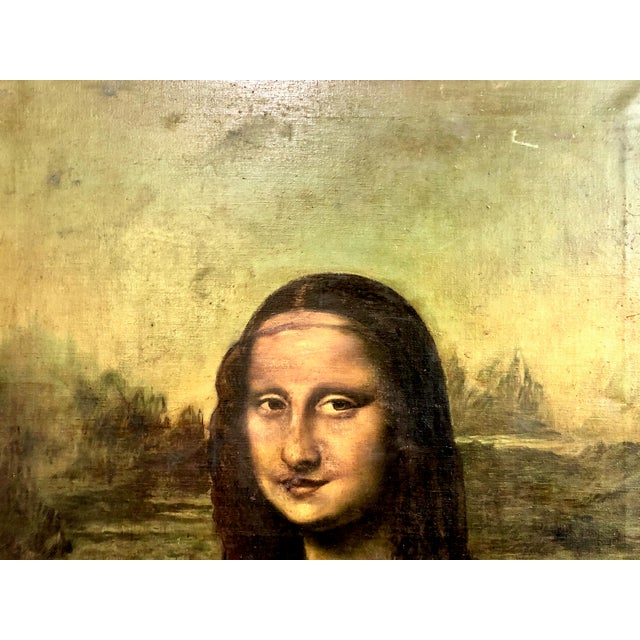 Textile A Tribute to Leonardo’s “Mona Lisa” For Sale - Image 7 of 12