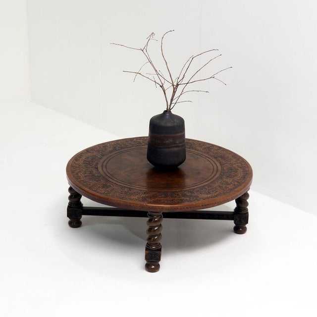 Wood Coffee Table attributed to Angel Pazmino for Muebles De Estilo, 1970s For Sale - Image 7 of 11
