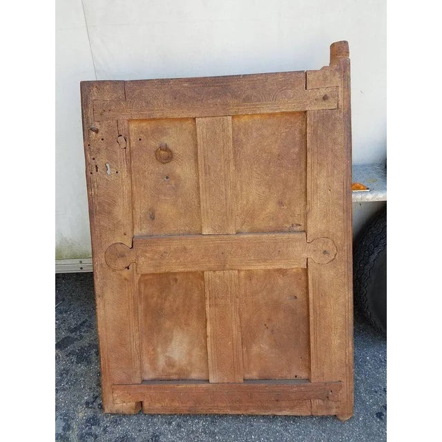 Very old and traditional Moroccan door or shutter. This door was taken from an old home in the Marrakech medina when the...