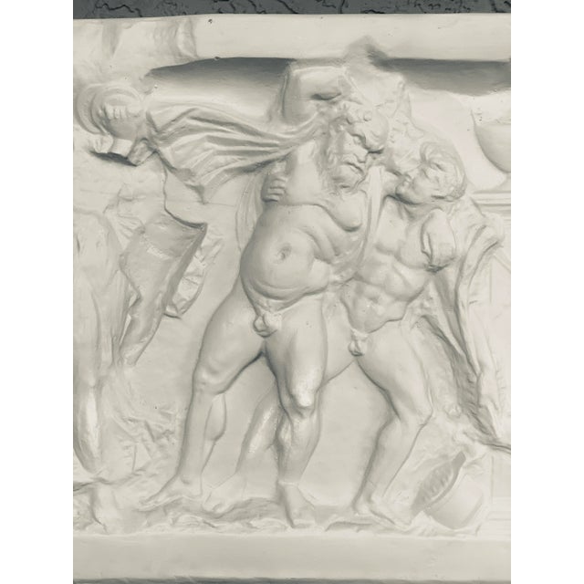 Mid-Century Wall Sculpture Roman Bacchanal For Sale - Image 4 of 7