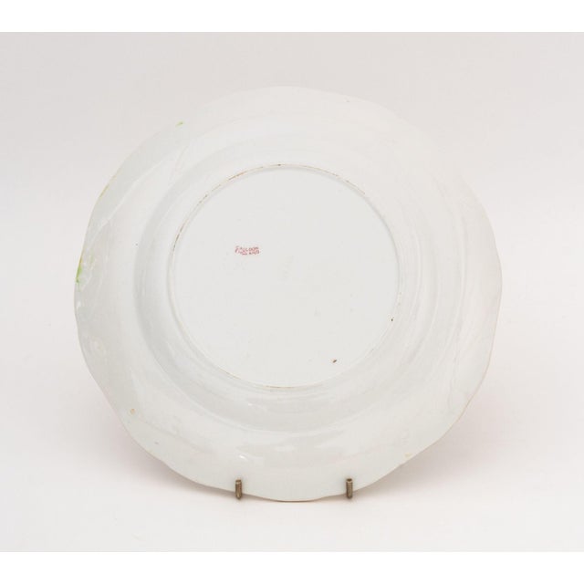Late 20th Century Set of Eight Royal Cauldon for Stern Bros. "Bentick" Ceramic Plates For Sale - Image 5 of 6